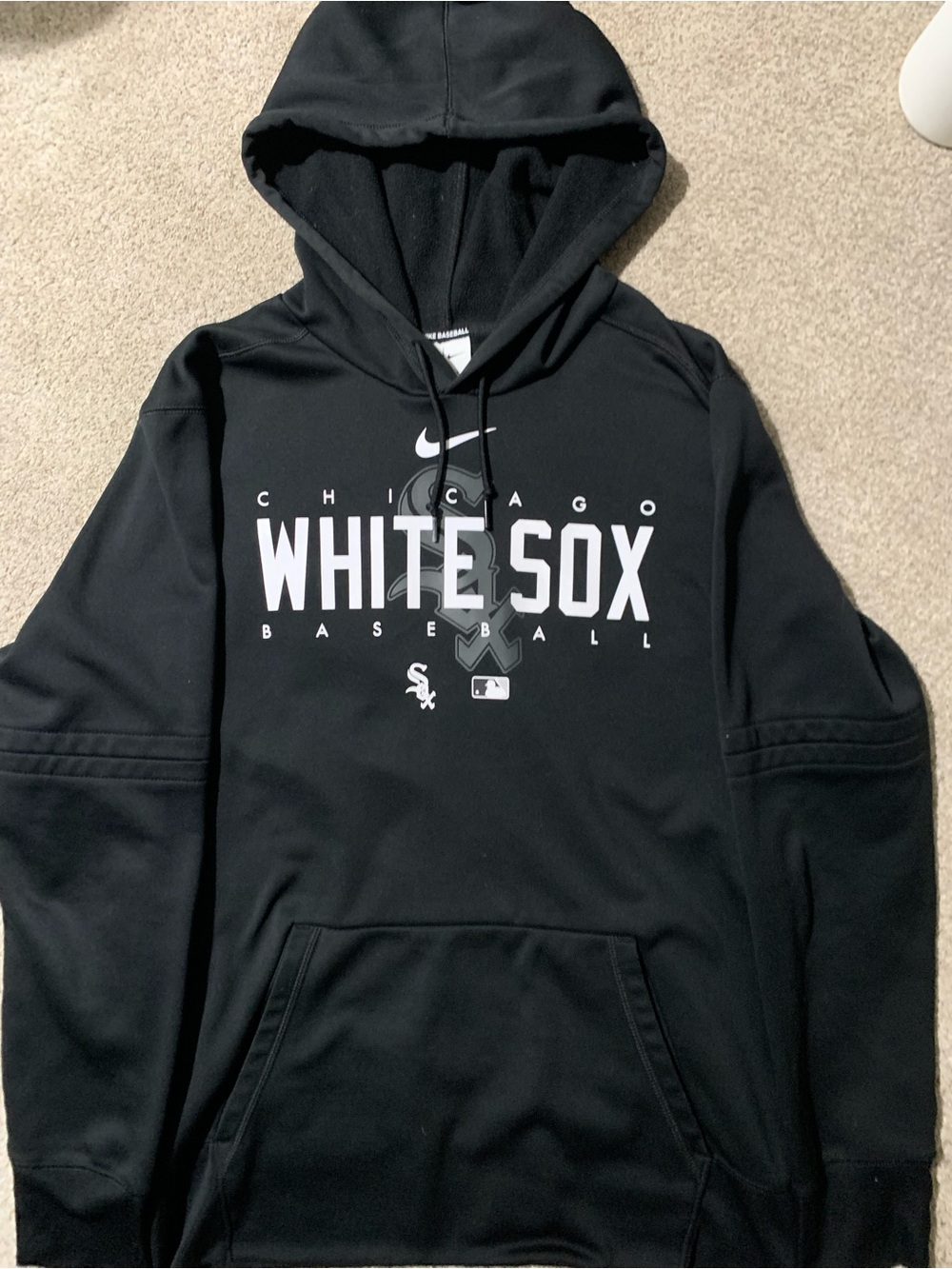 Nike Black Chicago White Sox Logo Hoodie